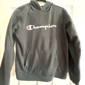 Boys hooded Champion sweatshirt